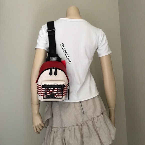✅Coach Mickey Mouse Mini Backpack Crossbody - Picture 7 of 14